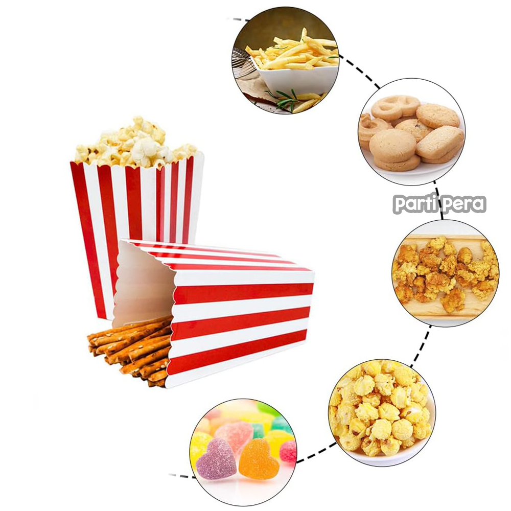 8 Adet Champion Sarı Lacivert Mısır Kutusu Popcorn