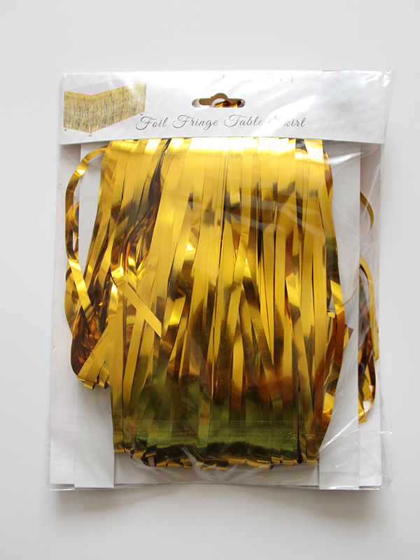 Altın Renk Gold Masa Püskülü 75*360cm