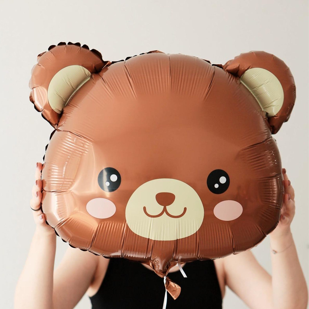 Ayıcık Kafa Folyo Balon 60cm