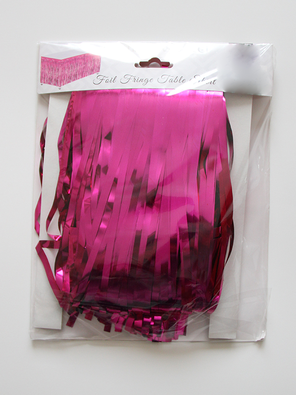 Fuşya Rengi Masa Püskülü 75*360cm