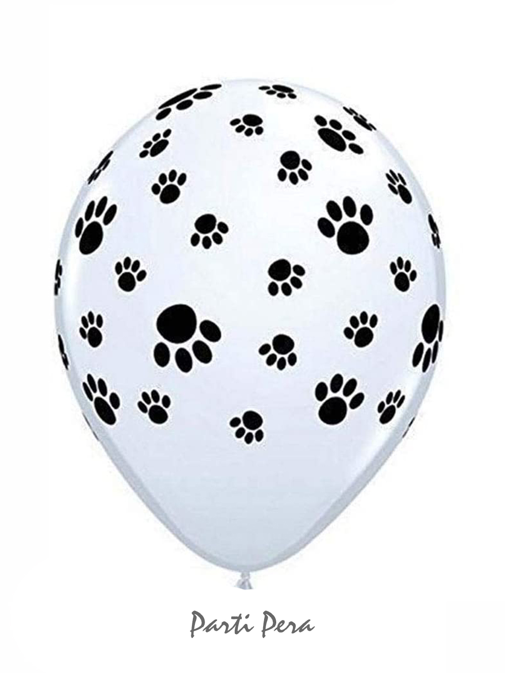 Kedi Köpek Pet Doğum Günü Balon Seti Pastel Balon Pati Baskılı Balon