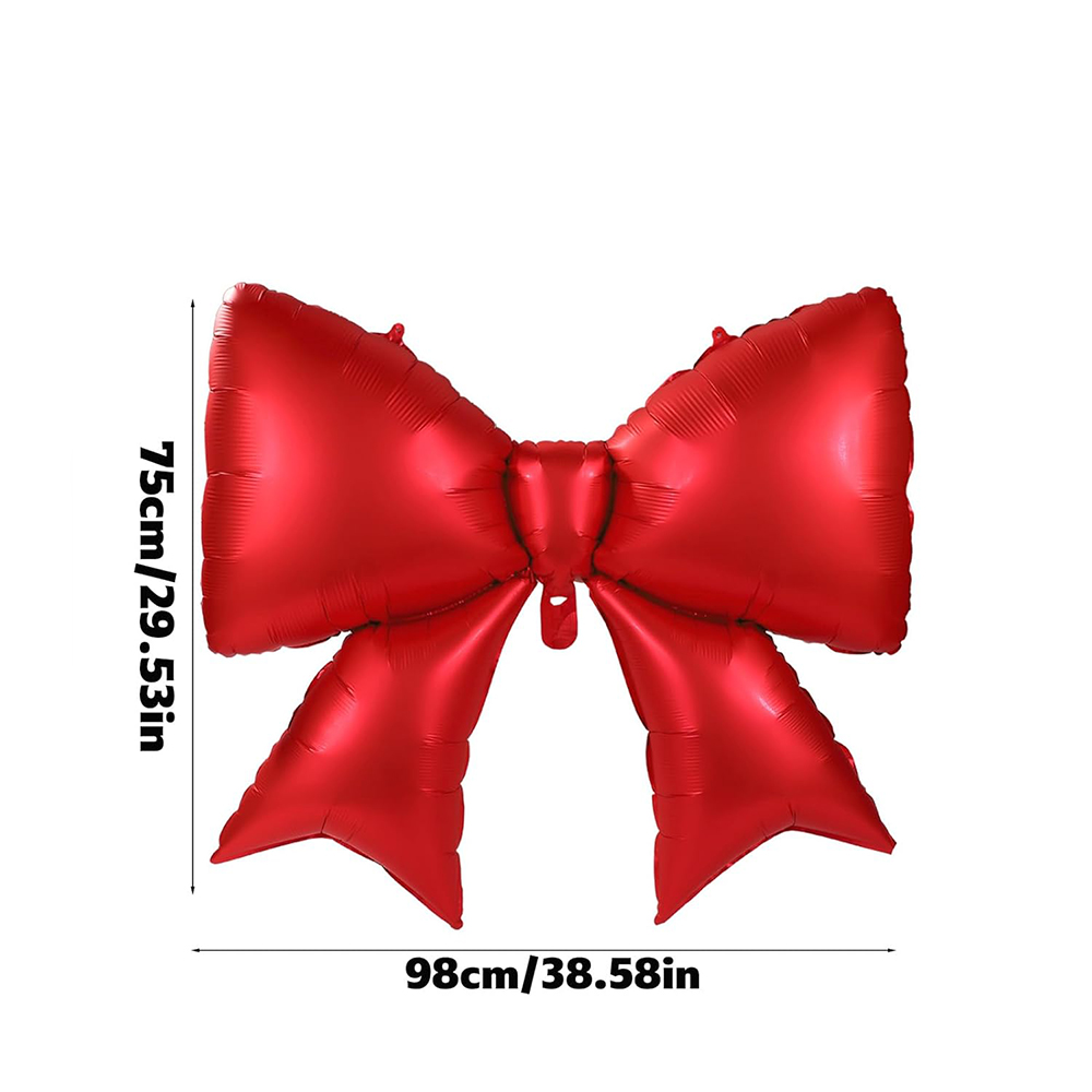 Kırmızı Fiyonk Folyo Balon 98*75 cm