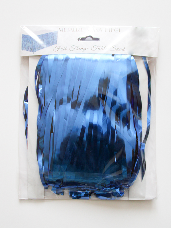 Lacivert Masa Püskülü 75*360cm